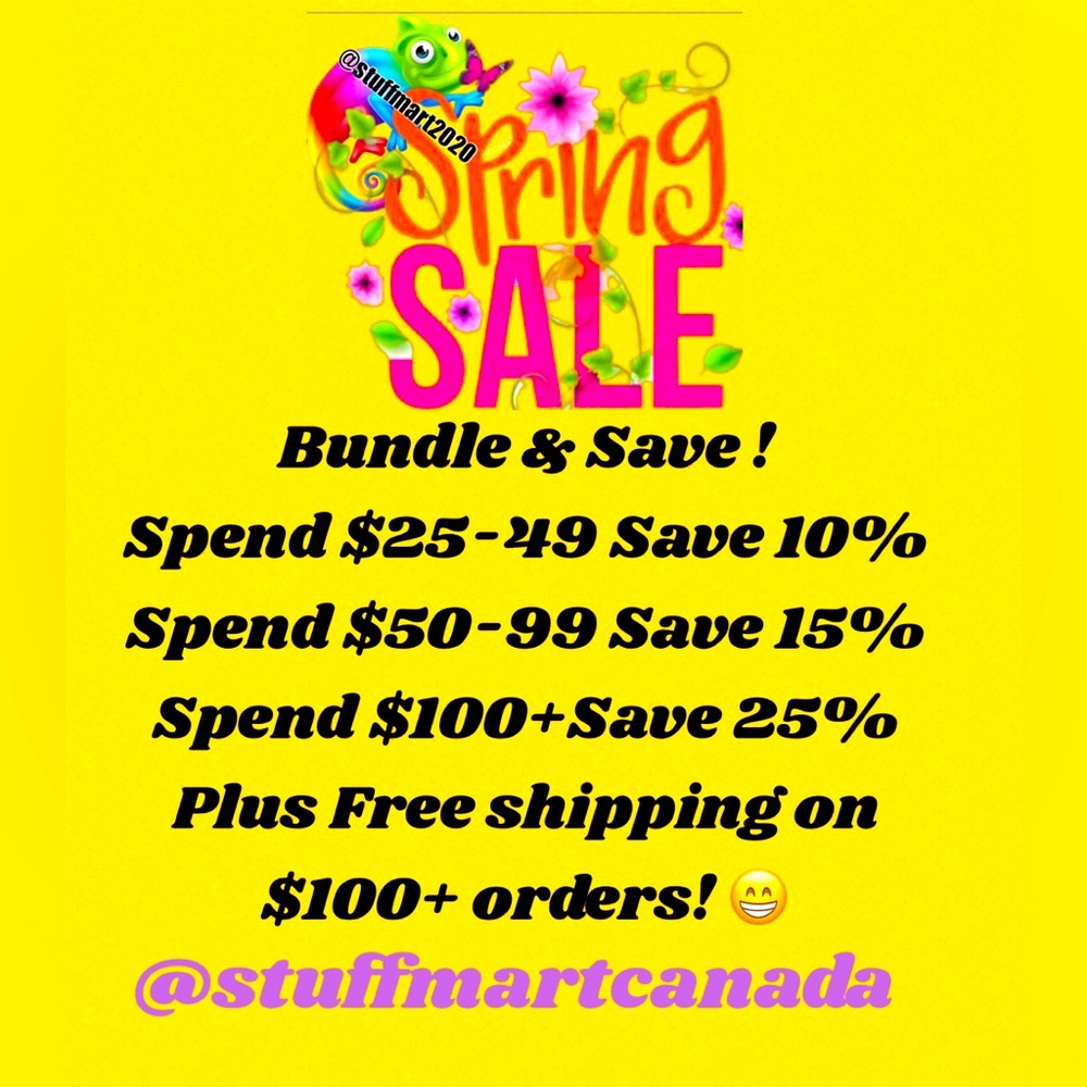 SPRING SALE! SAVE 10-25% on bundle orders